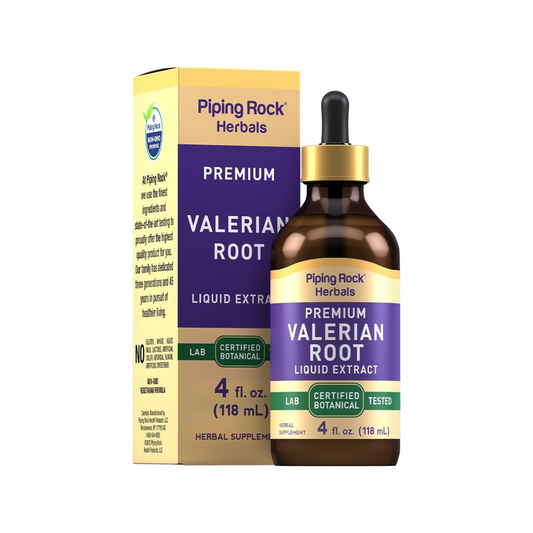 Premium Liquid Valerian Root Extract 4 fl oz by Piping Rock