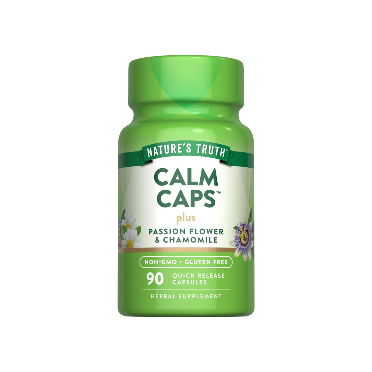 Calm Caps with Passionflower and Chamomile 90 Capsules by Nature's Truth