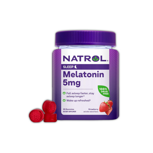 Strawberry Melatonin Gummies, 5mg 90 count by Natrol