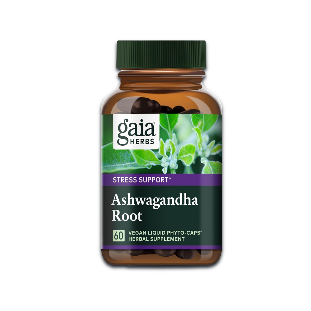 Gaia Herbs Ashwagandha Capsules, 60 count